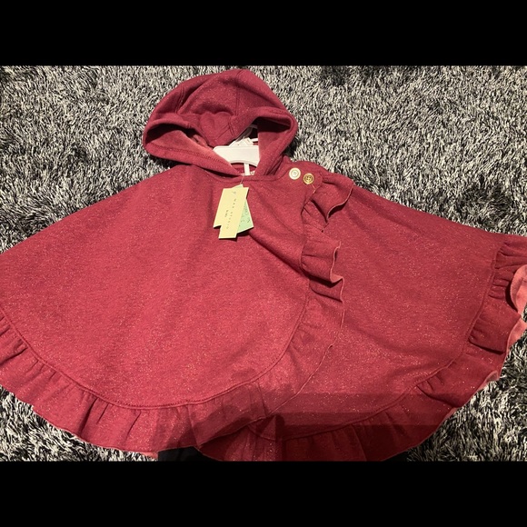 Max studio toddler girl poncho set 2T - Picture 2 of 4